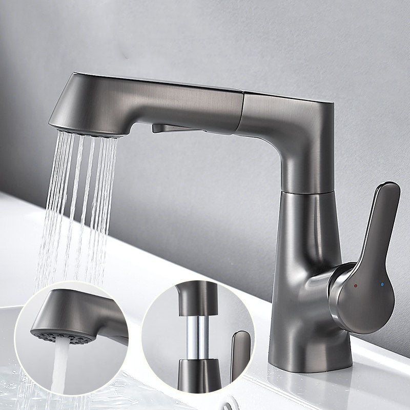 Avtoit | Modern centerset faucet with single lever handle for countertop sink bathroom fixture