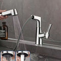 Avtoit | Modern centerset faucet with single lever handle for countertop sink bathroom fixture