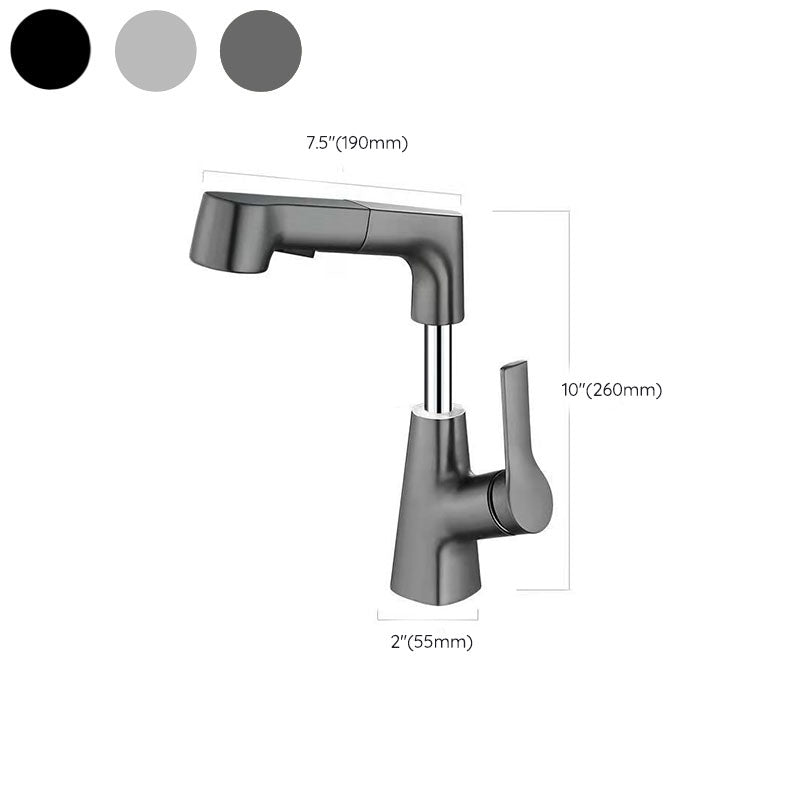 Avtoit | Modern centerset faucet with single lever handle for countertop sink bathroom fixture