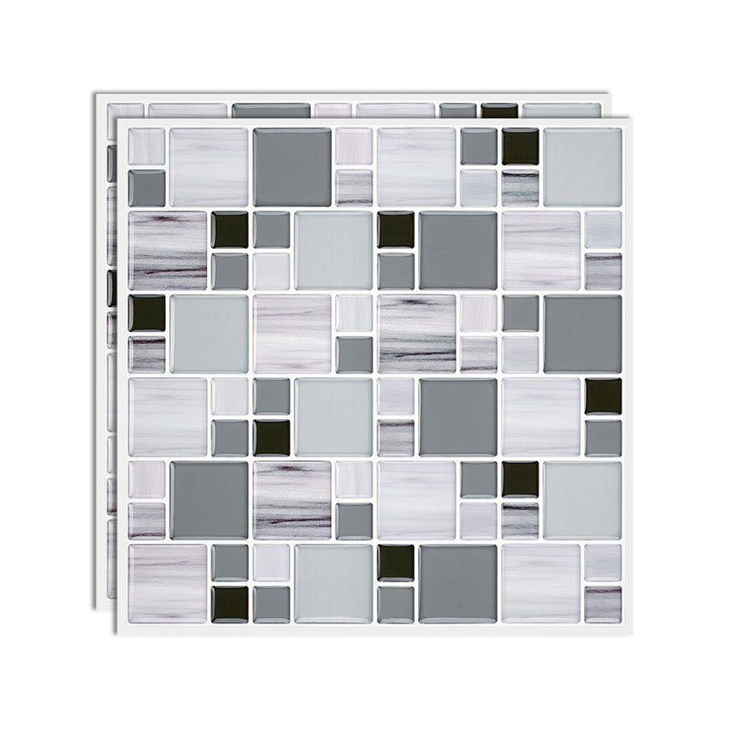 Avtoit | Wall tiles paste wallpaper Floral check pattern wallpaper tile