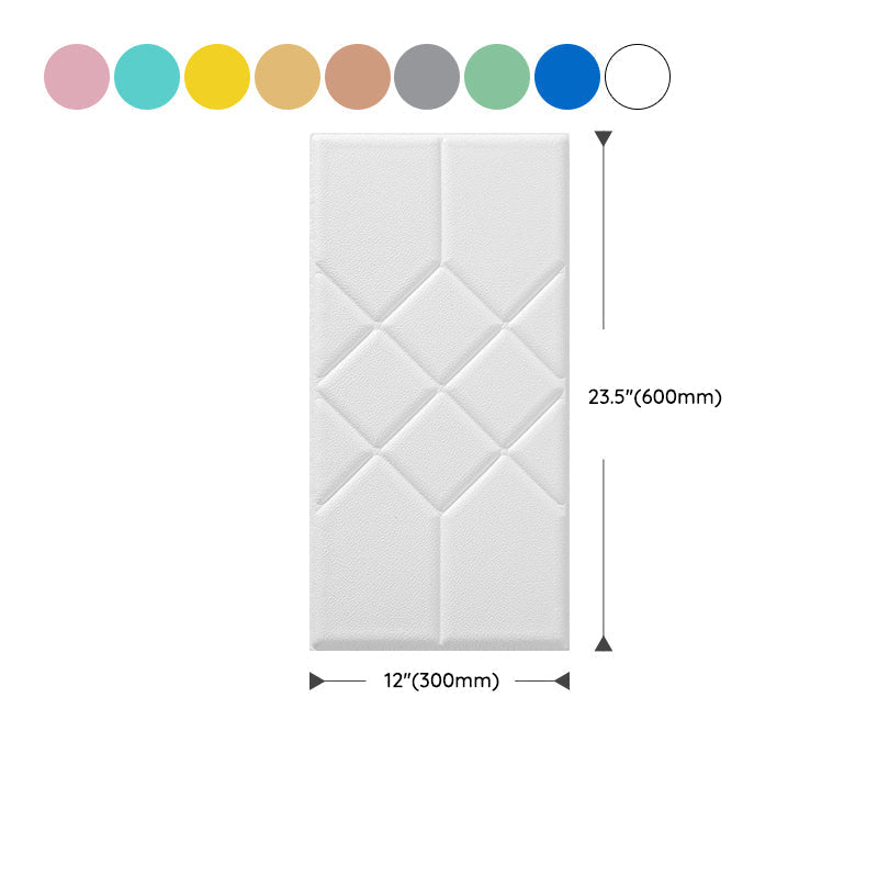 Avtoit | Modern PVC Cap Verflooring Smooth Wall Interior 3D Living Room Board Set of 2
