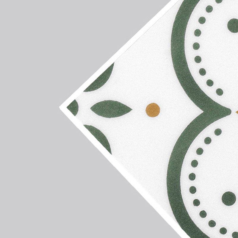 Avtoit | Peel and Stick PVC Flooring Matte Vinyl Flooring with Floral Pattern