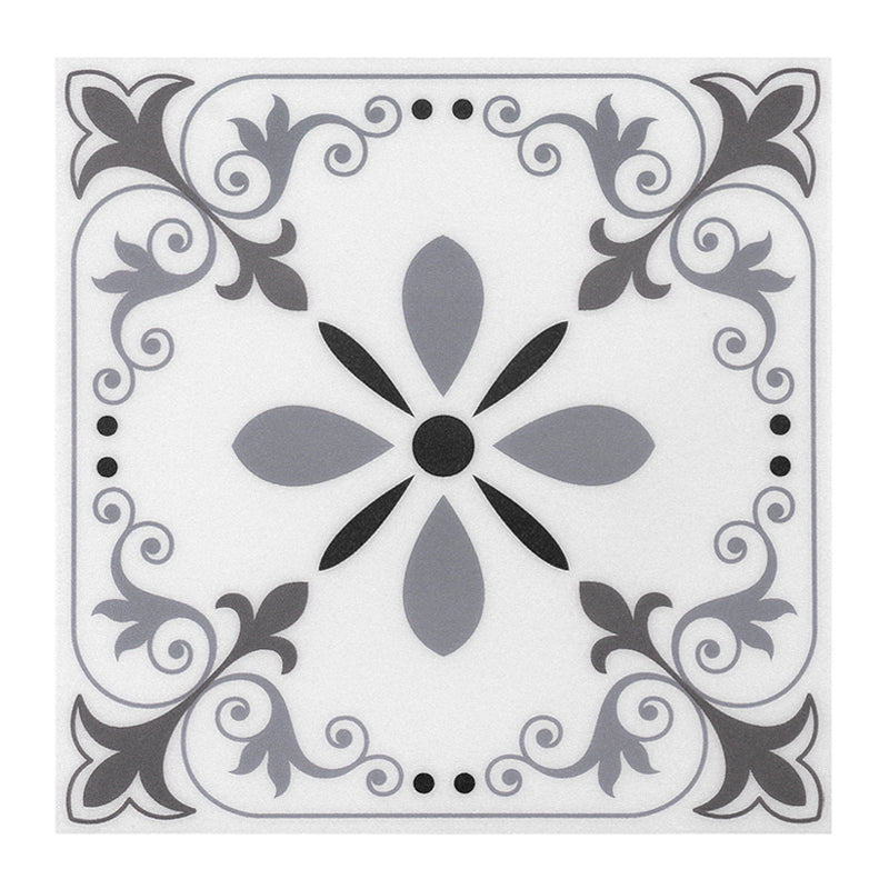 Avtoit | Peel and Stick PVC Flooring Matte Vinyl Flooring with Floral Pattern
