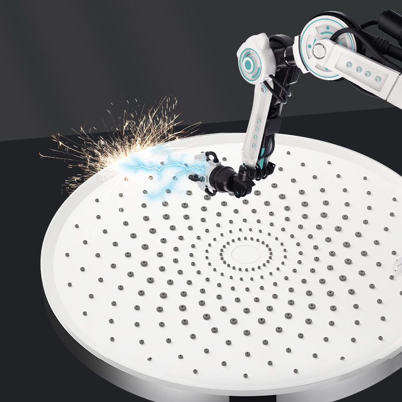 Avtoit | Round Fixed Shower Head High Flow Aerated Wall Mount Shower Head