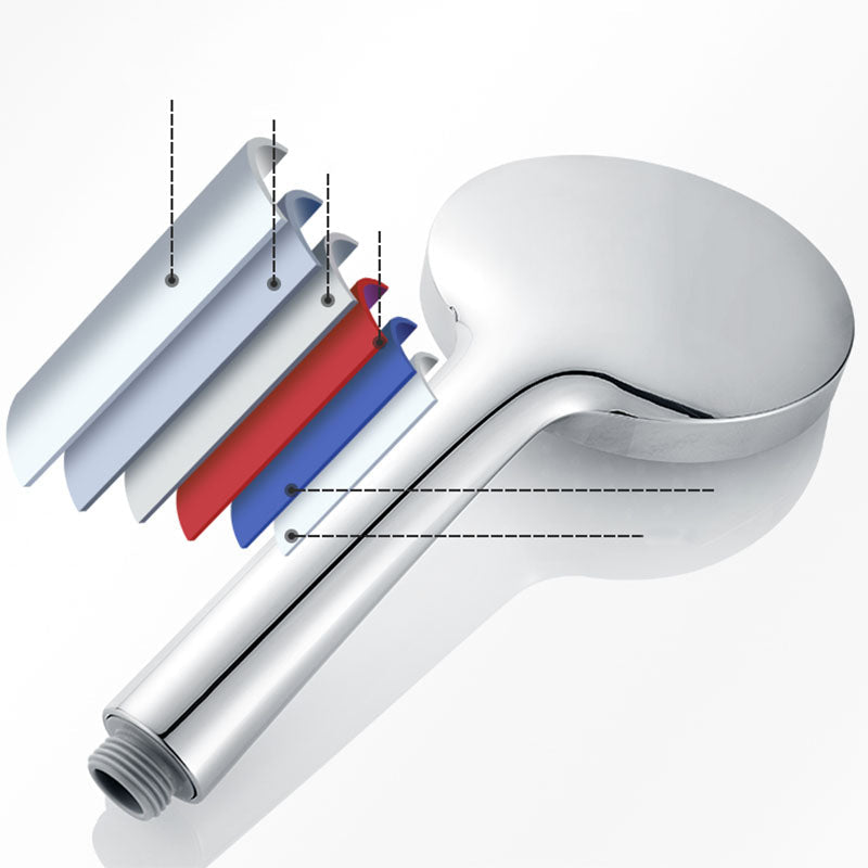 Avtoit | Round Handheld Shower Head with Self-Cleaning Wall-Mounted Shower Head