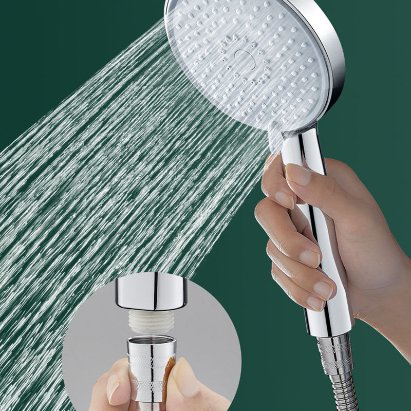 Avtoit | Round Handheld Shower Head with Self-Cleaning Wall-Mounted Shower Head