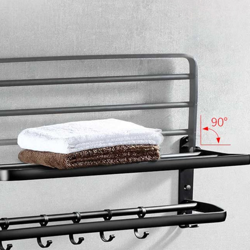 Avtoit | Modern Aluminum Bathroom Hardware Set Black Bathroom Accessories Set
