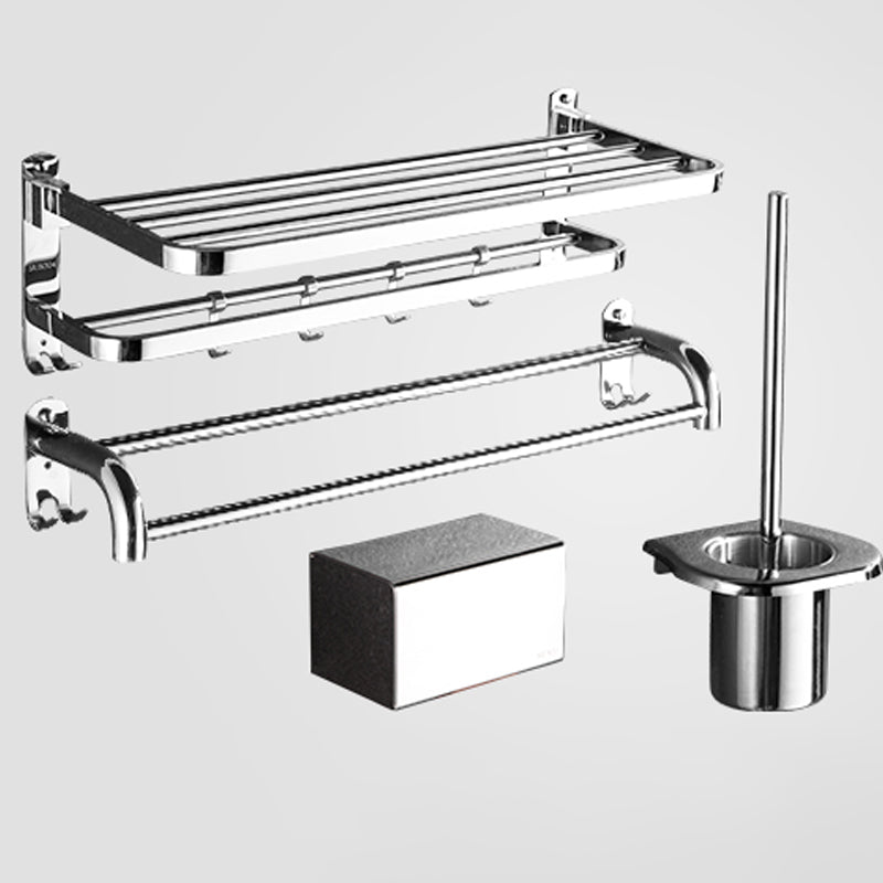 Avtoit | Modern Stainless Steel Bathroom Set Silver Bathroom Accessory Set