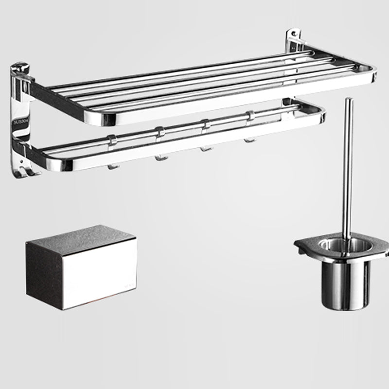 Avtoit | Modern Stainless Steel Bathroom Set Silver Bathroom Accessory Set