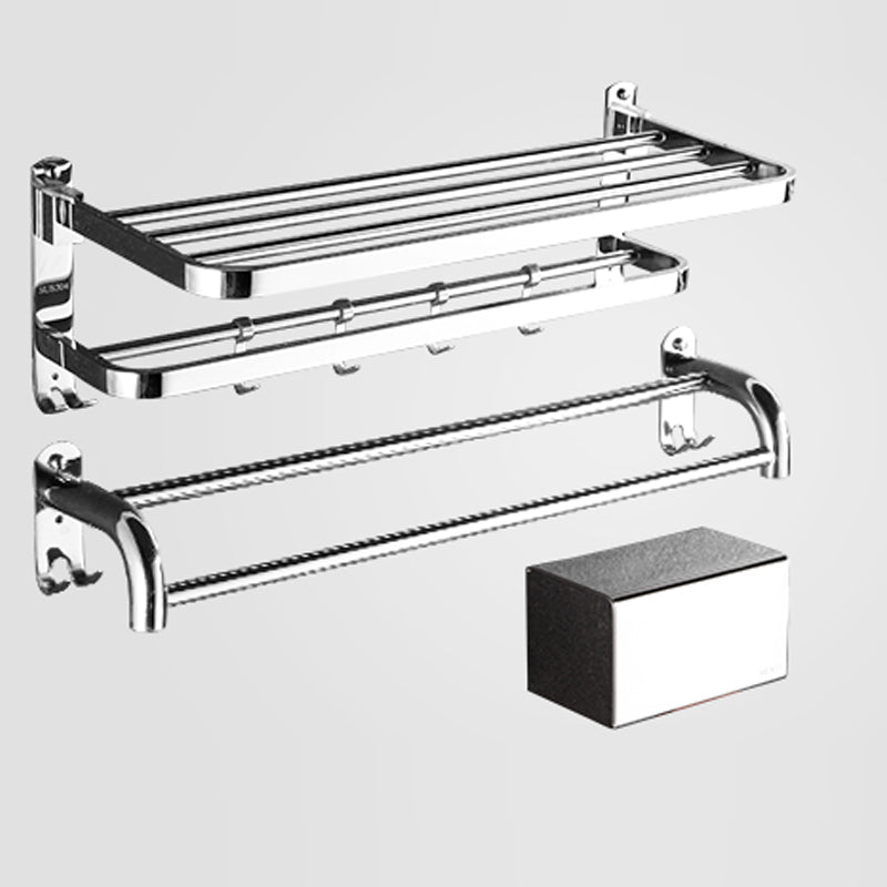 Avtoit | Modern Stainless Steel Bathroom Set Silver Bathroom Accessory Set