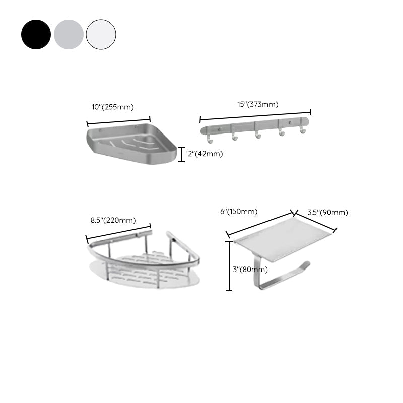 Avtoit | Modern Bathroom Accessory Set Paper Holder Bathroom Shelf Bathroom Hardware Set