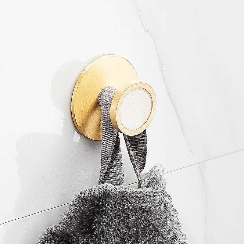 Avtoit | Marble & Brass Bathroom Accessories Set Golden Bathroom Accessories Kit