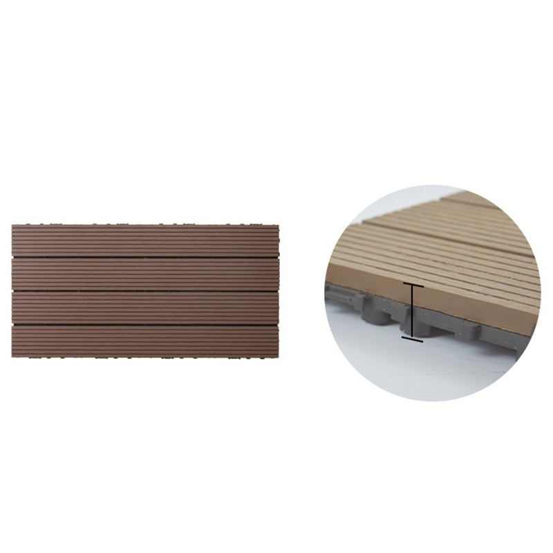 Avtoit | Wire brushed wooden floor tiles Click-Lock engineered wood for patio garden