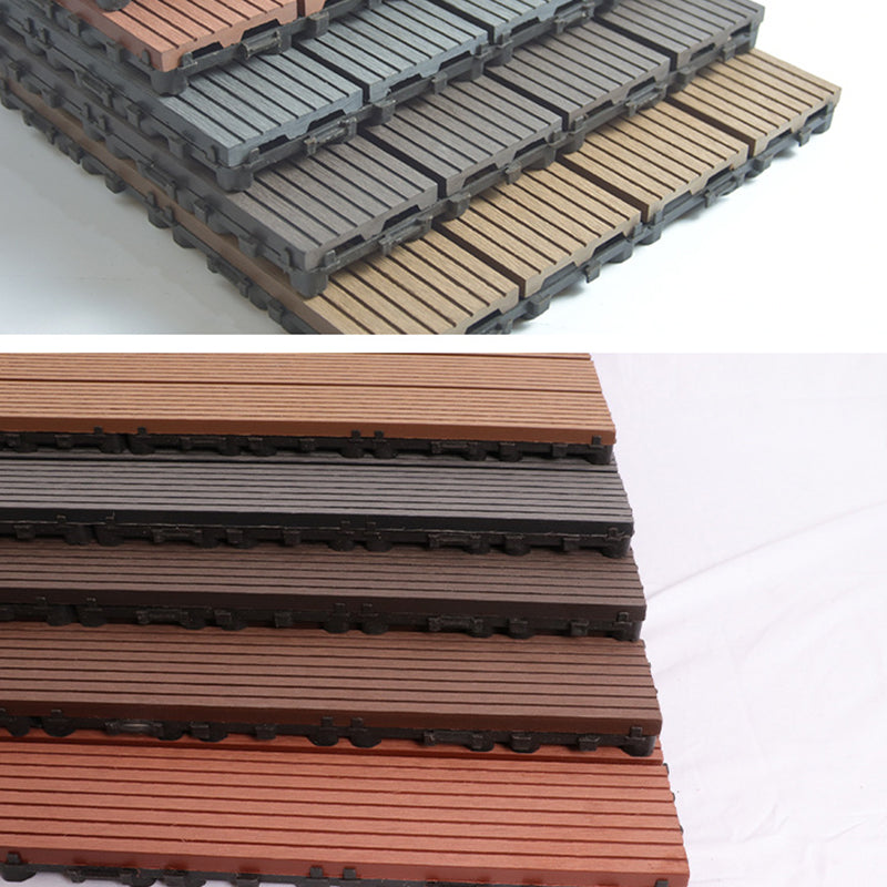 Avtoit | Wire brushed wooden floor tiles Click-Lock engineered wood for patio garden