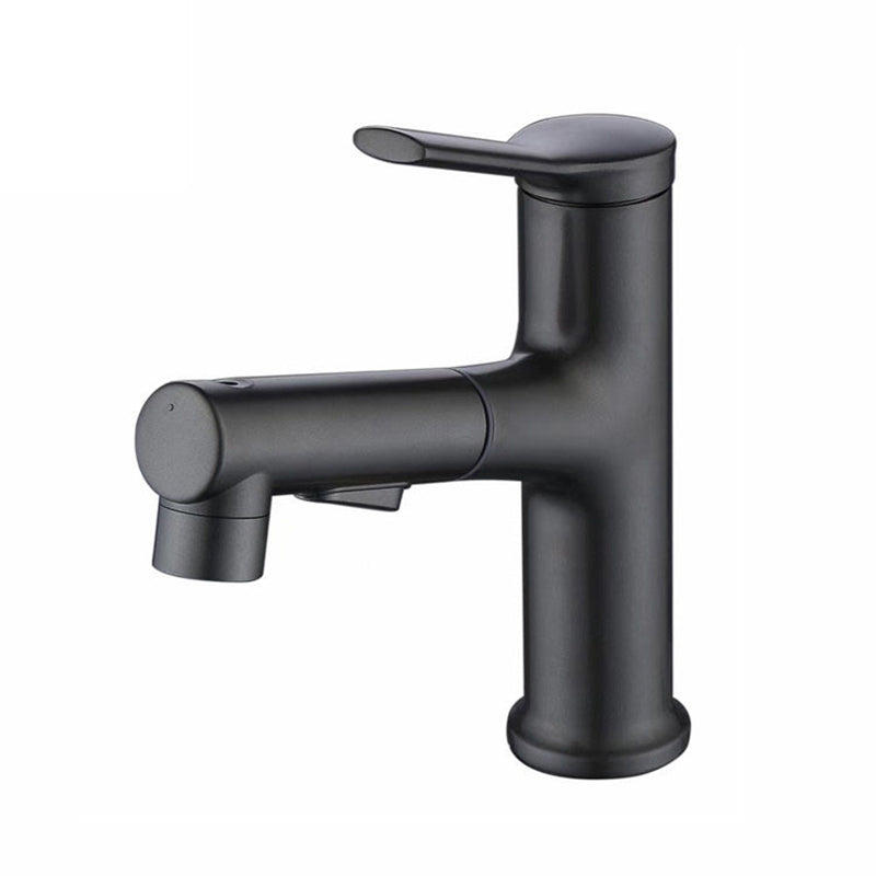 Avtoit | Contemporary Vessel Faucet Copper Single Handle Low Arc Pull Down Vessel Faucet for Home
