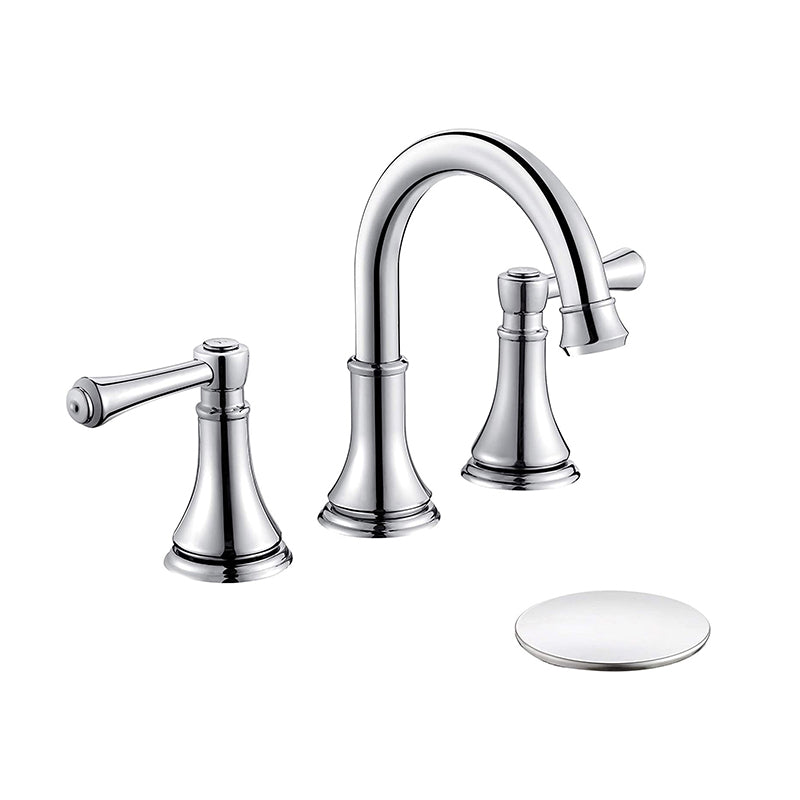 Avtoit | Modern Sink Faucet Widespread Faucet with 2 Handles and 3 Holes