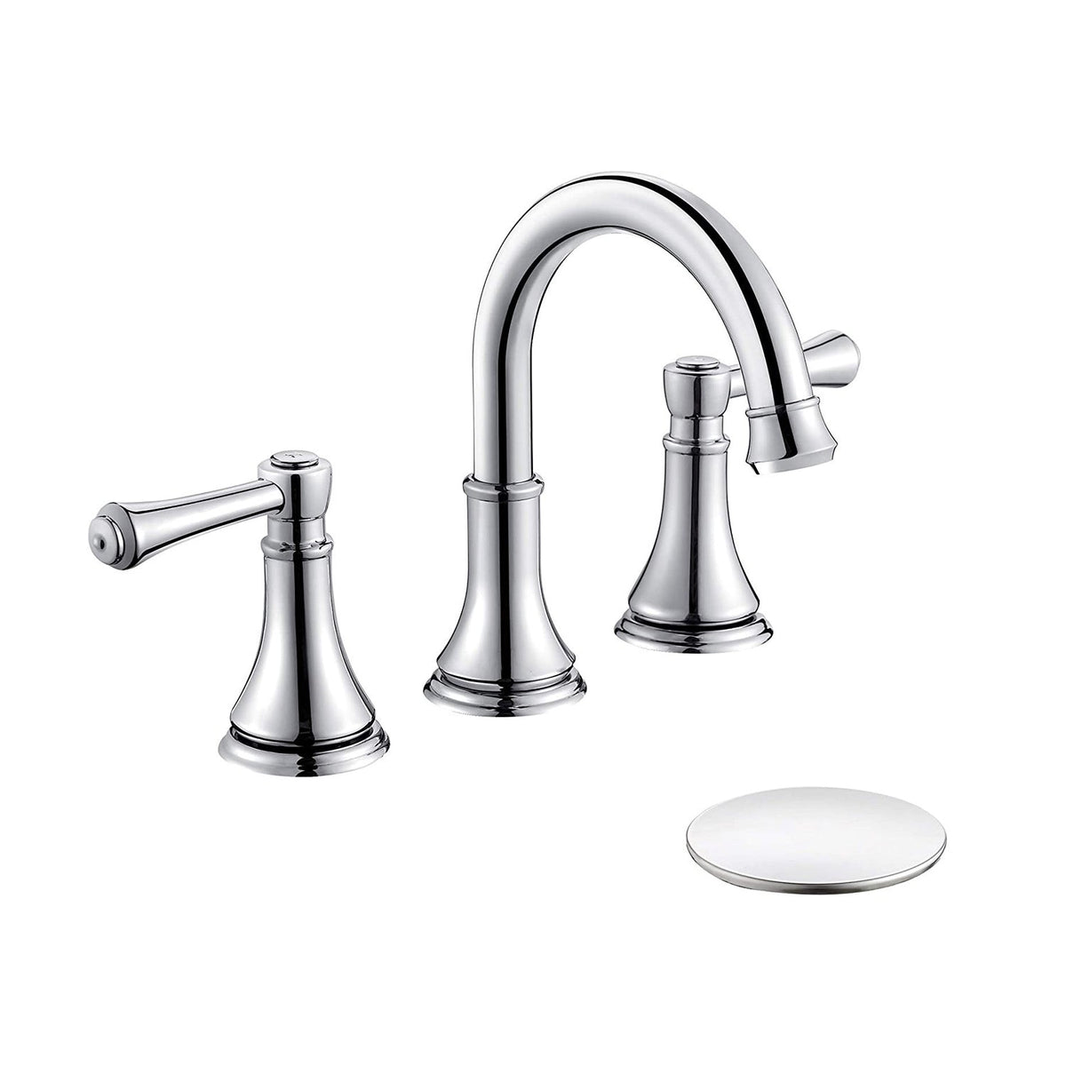 Avtoit | Modern Sink Faucet Widespread Faucet with 2 Handles and 3 Holes