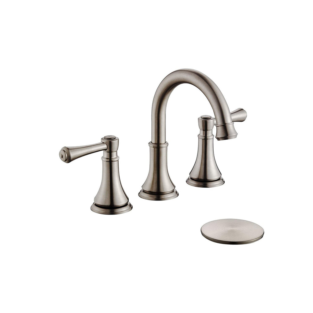 Avtoit | Modern Sink Faucet Widespread Faucet with 2 Handles and 3 Holes
