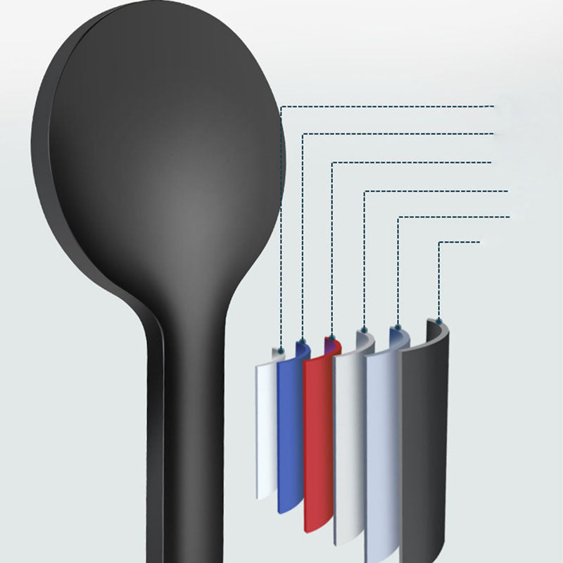 Avtoit | ABS Plastic Handheld Shower High Pressure 5 Spray Patterns Wall Mounted Showerhead