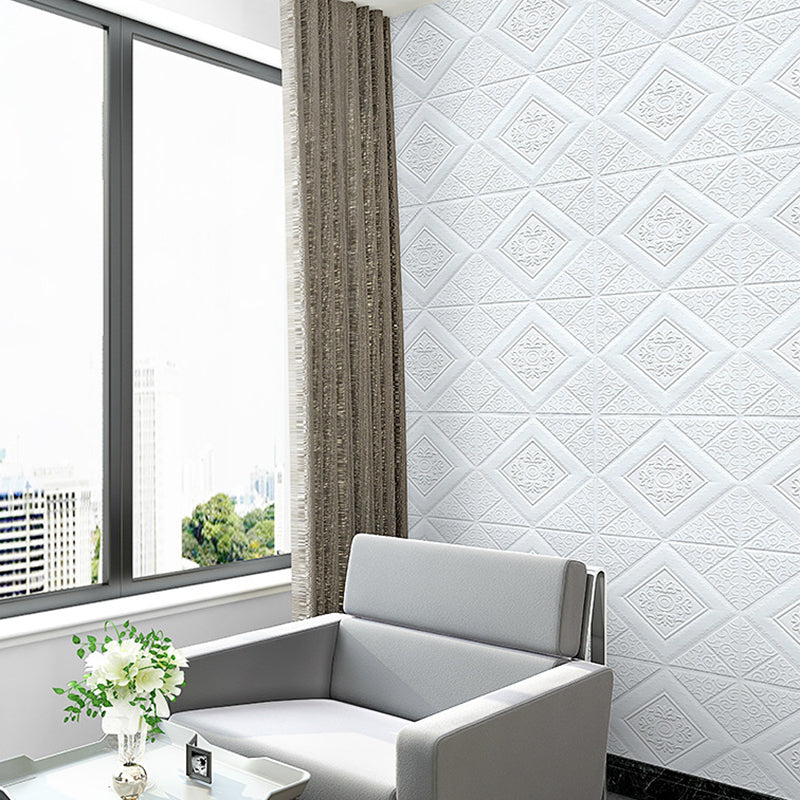Avtoit | 3D embossed interior wall covering Self-adhesive geometric texture wall covering