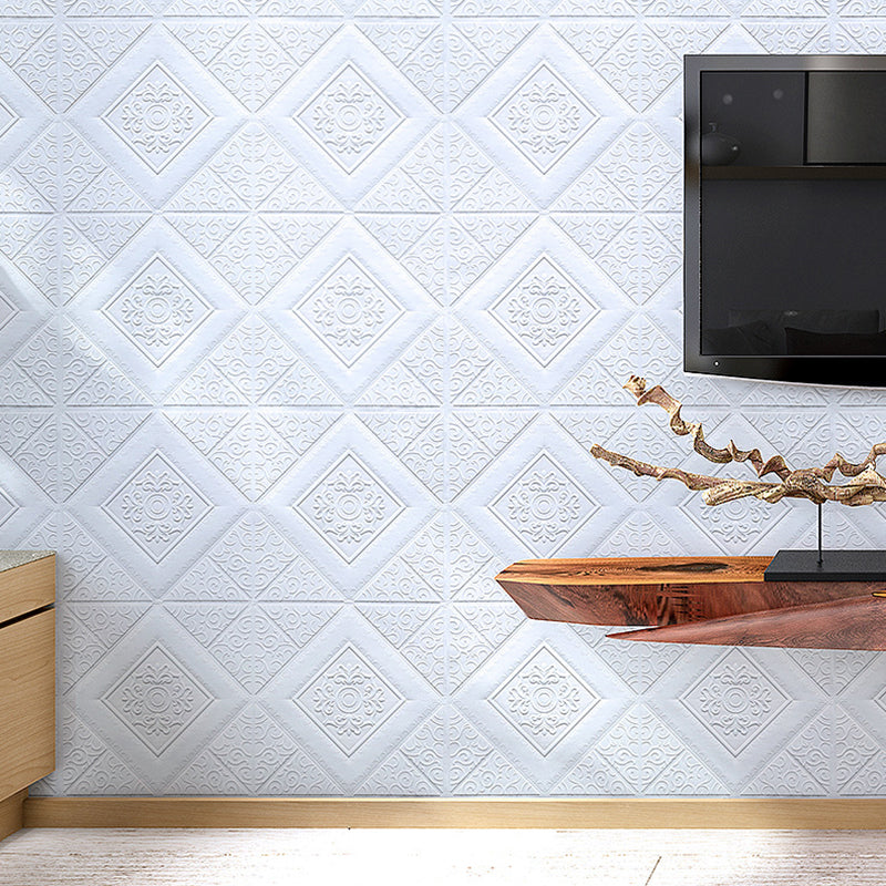 Avtoit | 3D embossed interior wall covering Self-adhesive geometric texture wall covering