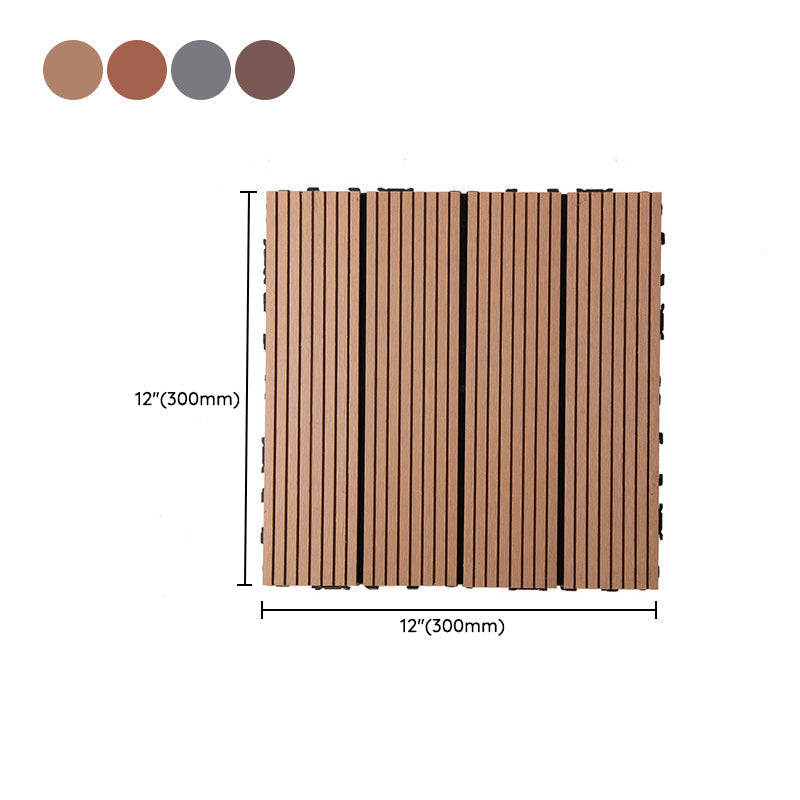 Avtoit | Rectangular constructed tiles water-resistant parquet flooring for balcony