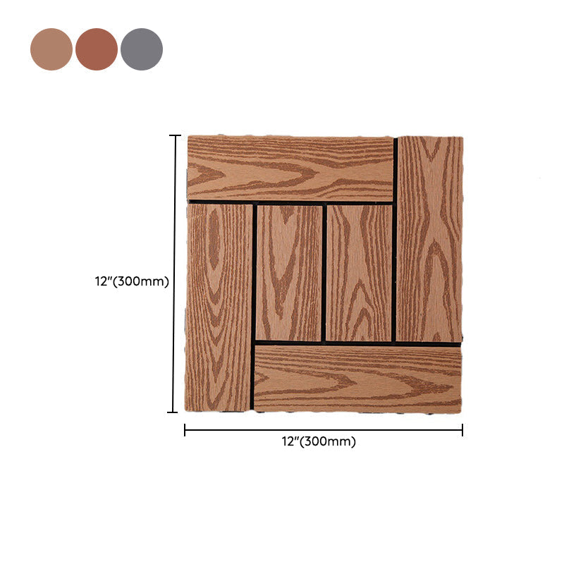Avtoit | Rectangular constructed tiles water-resistant parquet flooring for balcony