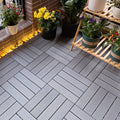 Avtoit | Square Engineer Wooden Floor Water Repellent Smooth Tile for Patio Garden