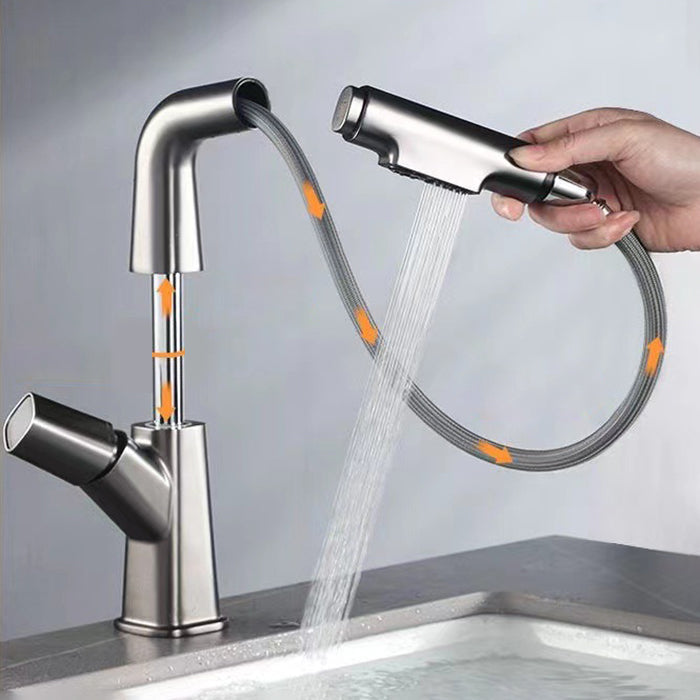Avtoit | Widespread sink faucet Modern tap with single lever