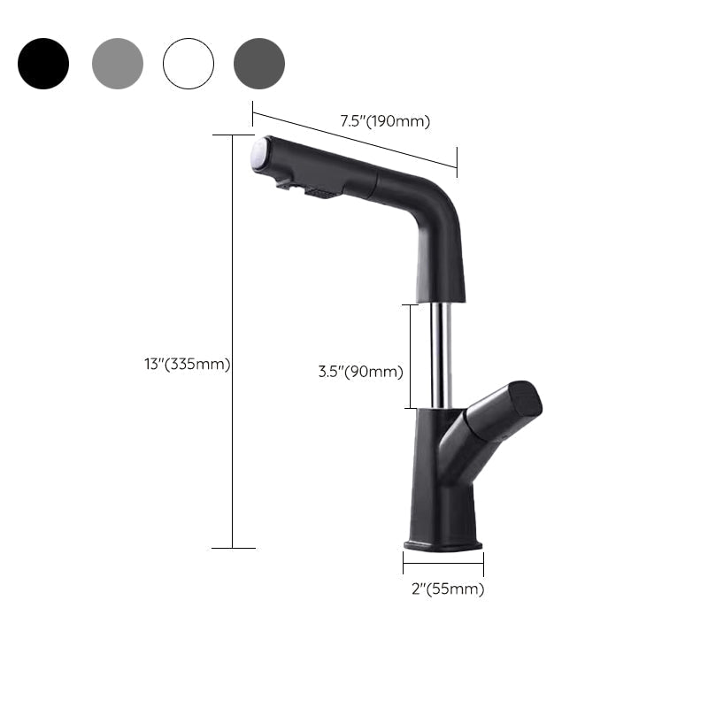 Avtoit | Widespread sink faucet Modern tap with single lever