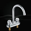 Avtoit | Modern Style Bathroom Faucet Dual Handle Faucet Swivel Spout Faucet