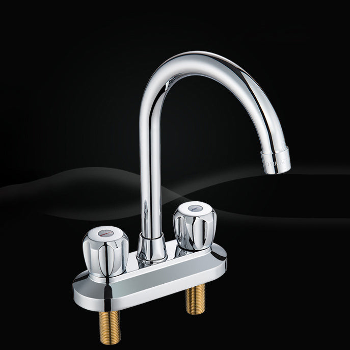 Avtoit | Modern Style Bathroom Faucet Dual Handle Faucet Swivel Spout Faucet