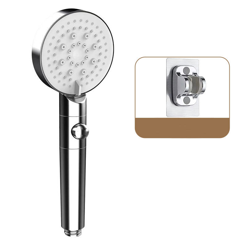 Avtoit | Round Spray Shower Head 6 Settings Adjustable Water Flow Handheld Shower Head