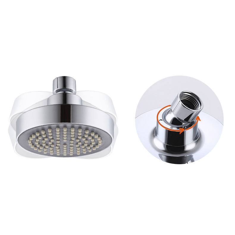 Avtoit | Round Small Upper Shower Head Wall Mount Adjustable Shower Head