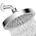 Avtoit | Round Pressure Regulated Rain Shower Head Wall Mount Adjustable Shower Head