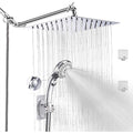 Avtoit | Stainless Steel 8 Inch Shower Set 5 Sprays Handheld Shower Head Shower Arm