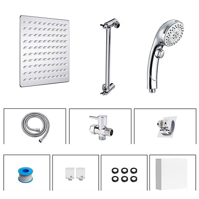 Avtoit | Stainless Steel 8 Inch Shower Set 5 Sprays Handheld Shower Head Shower Arm