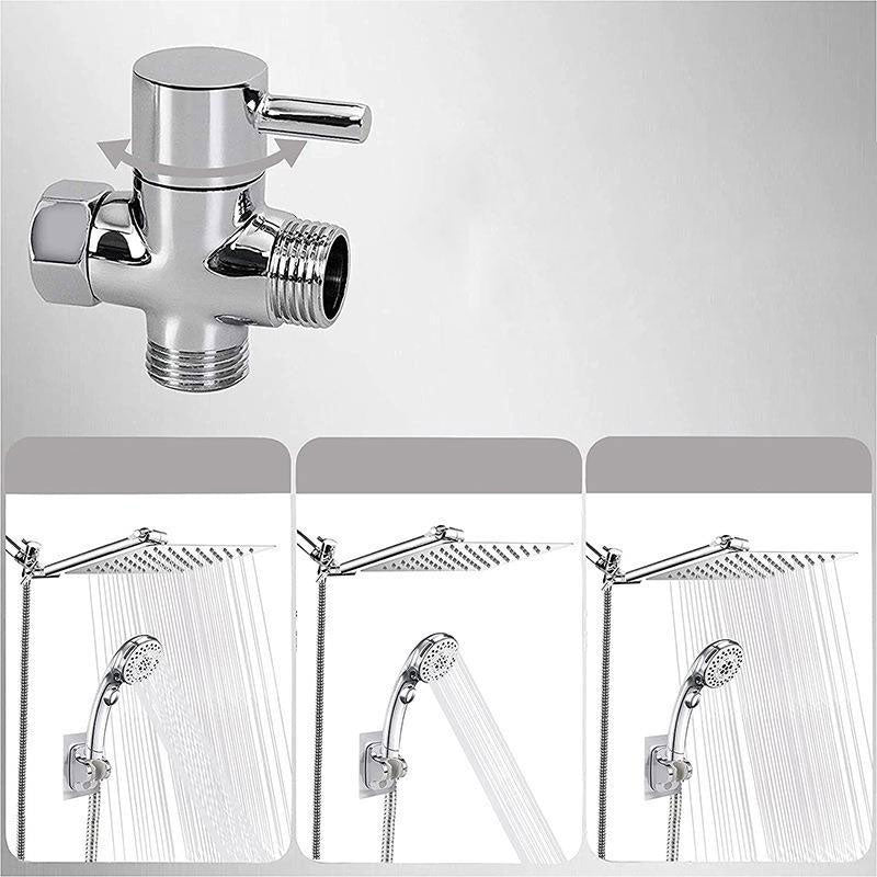 Avtoit | Stainless Steel 8 Inch Shower Set 5 Sprays Handheld Shower Head Shower Arm