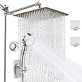 Avtoit | Contemporary Double Handle Shower Head High Arc Shower Head Combination in Chrome
