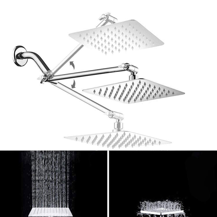 Avtoit | Contemporary Double Handle Shower Head High Arc Shower Head Combination in Chrome