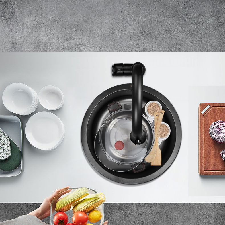 Avtoit | Contemporary Style Kitchen Sink Stainless Steel Kitchen Sink with Single Bowl