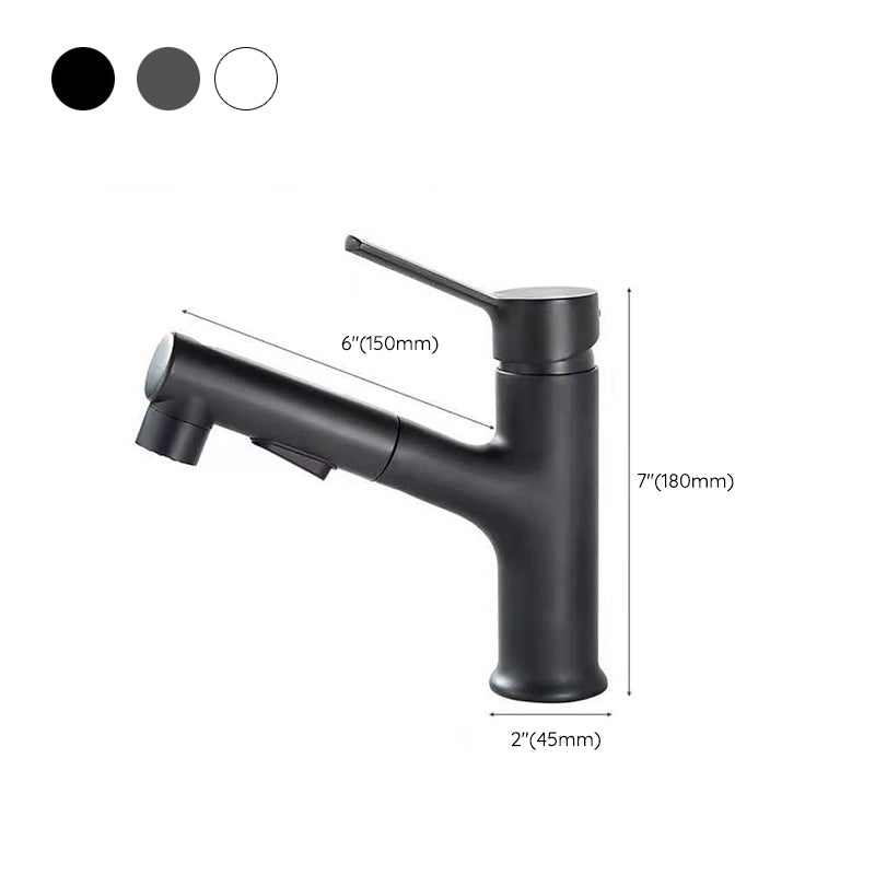 Avtoit | Contemporary Basin Faucet Pure Color Low Arc Basin Faucet for the Bathroom
