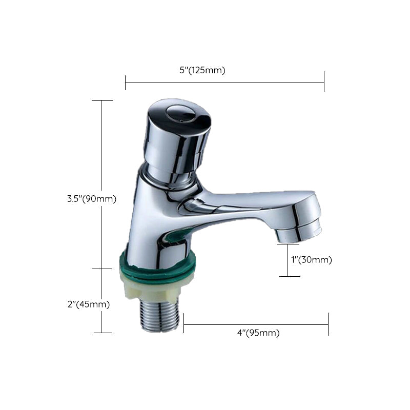 Avtoit | Modern Vessel Faucet Brass 1-Handle Low Arc Vessel Faucet for Home