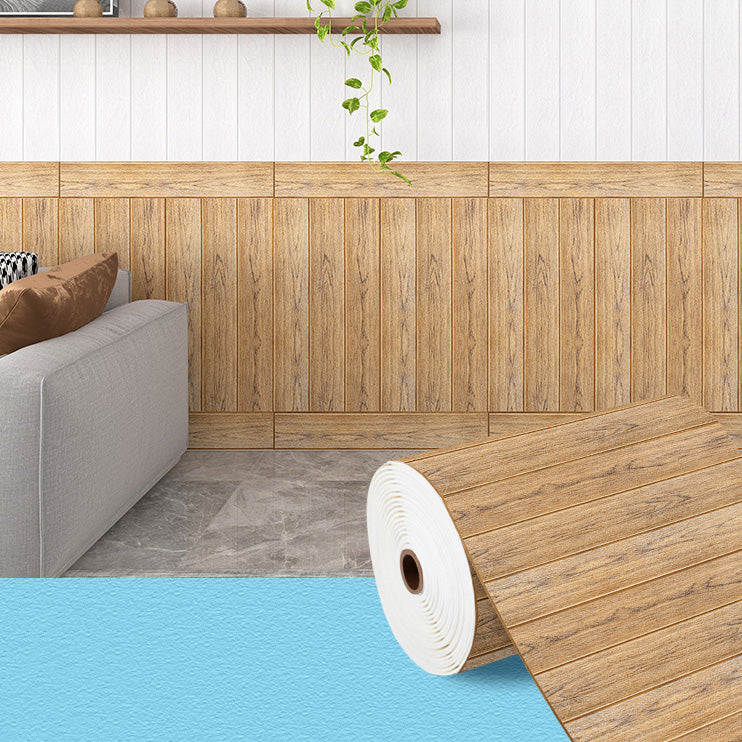 Avtoit | Industrial Tin Backsplash Panel Smooth Wall Ceiling Wood Grain Design
