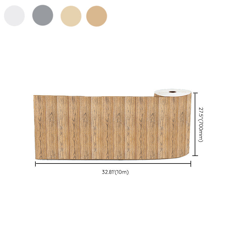 Avtoit | Industrial Tin Backsplash Panel Smooth Wall Ceiling Wood Grain Design
