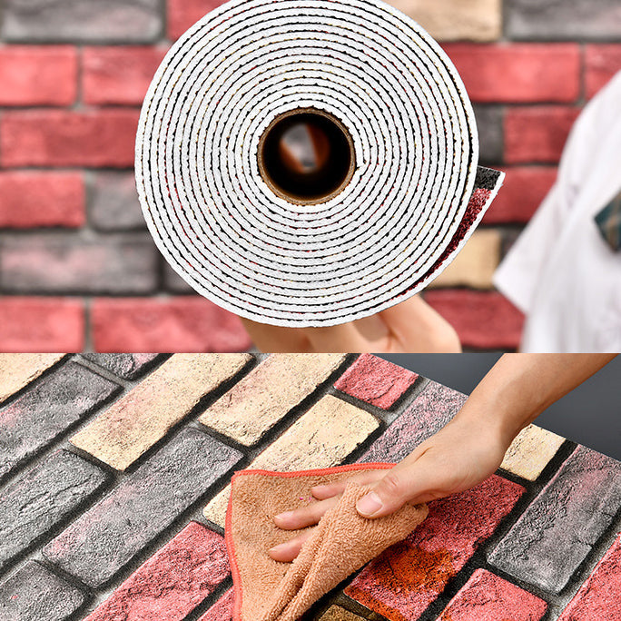 Avtoit | Industrial Wall Plank Brick Pattern Bathroom and Living Room Wall Panels