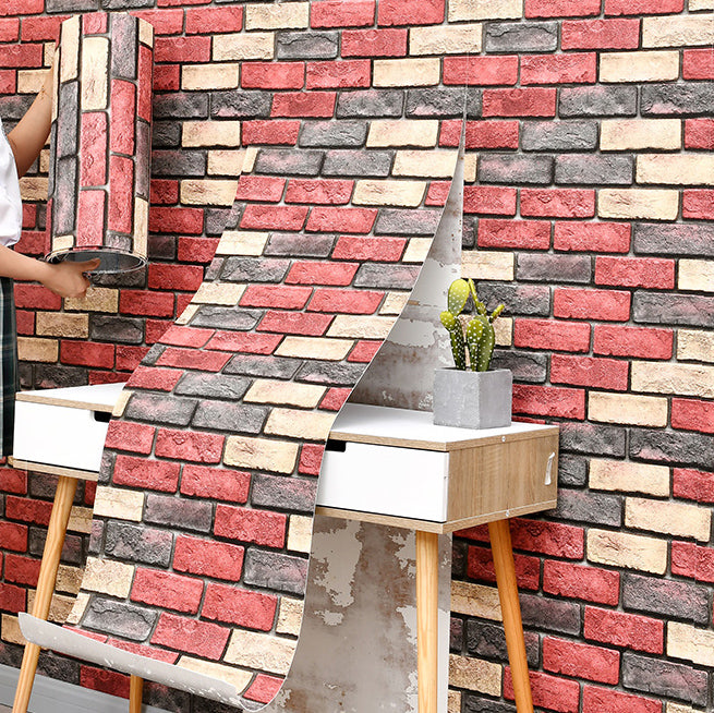 Avtoit | Industrial Wall Plank Brick Pattern Bathroom and Living Room Wall Panels