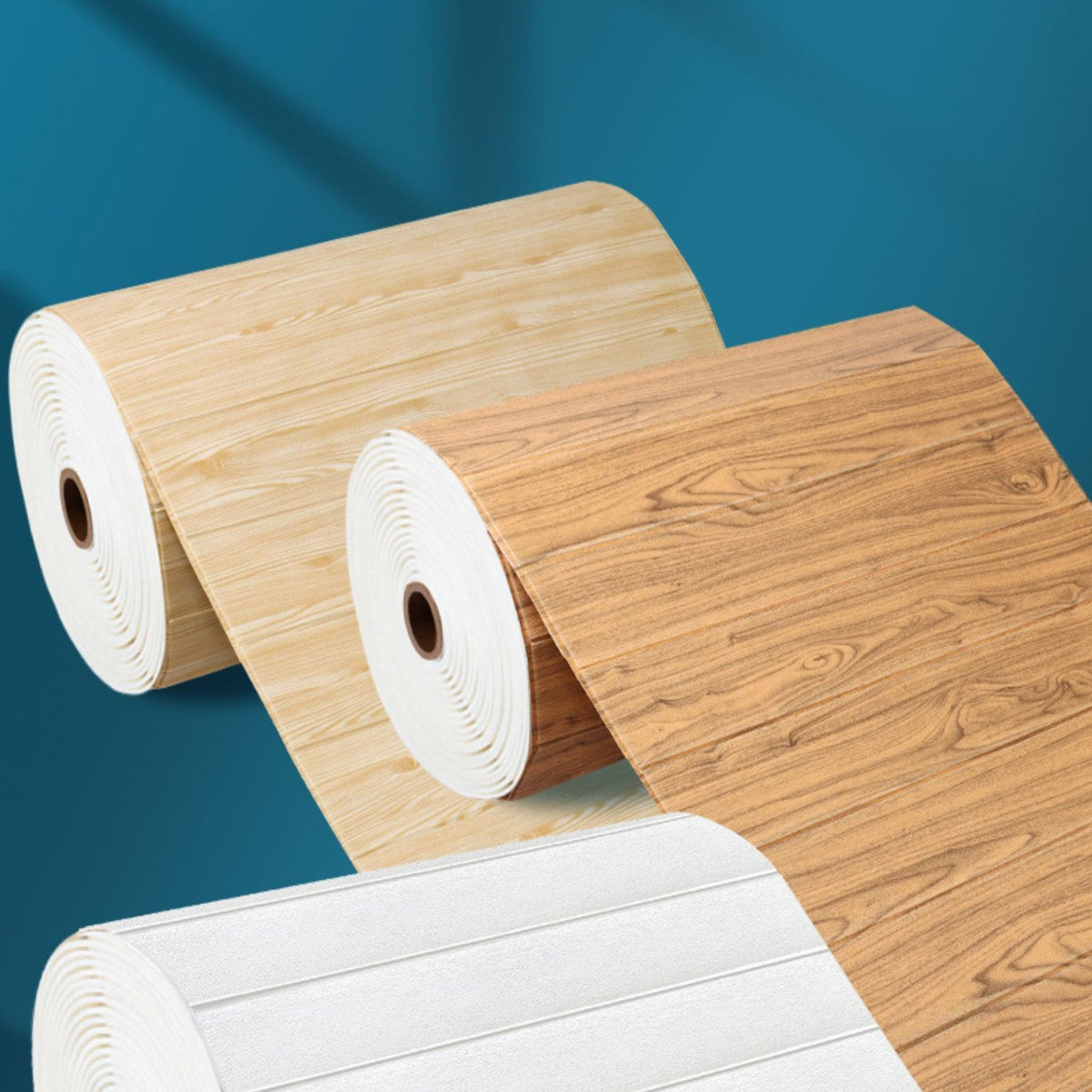 Avtoit | Modern Pearl Wall Trim Wood Grain Wall Access Panel Self-Adhesive Wall Tiles