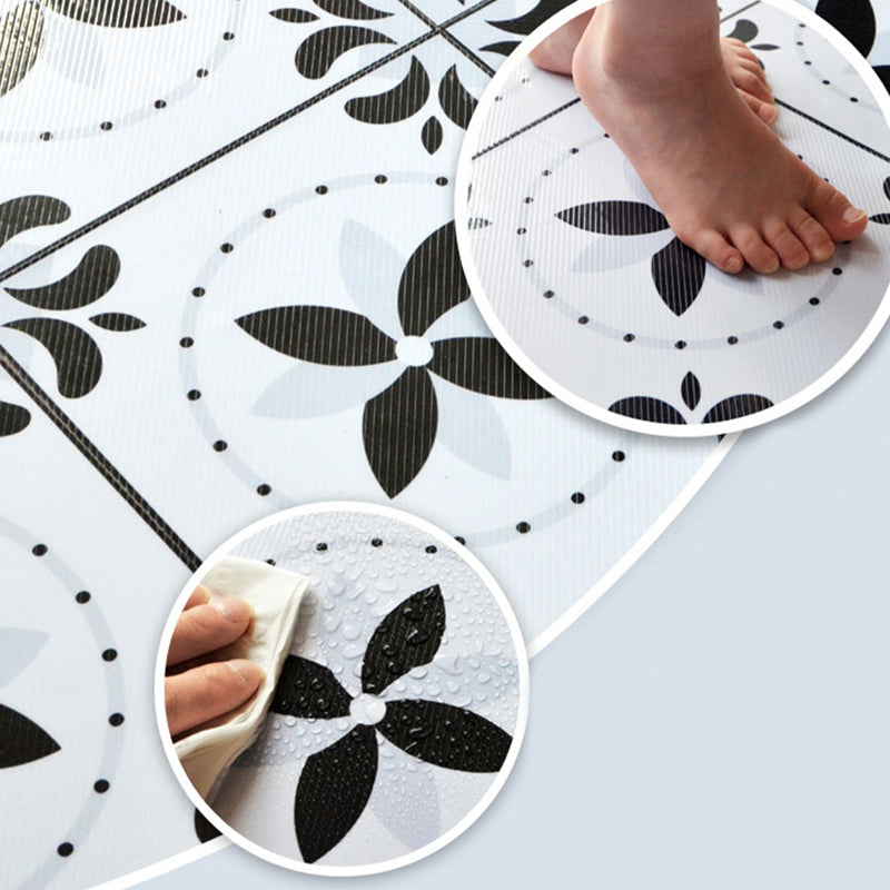Avtoit | Modern Peel & Stick Mosaic Tiles PVC Single Panel Square Peel and Stick Wall Tile