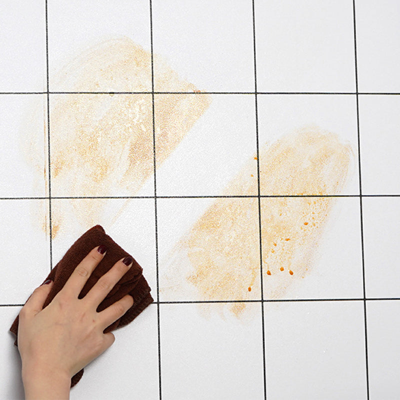 Avtoit | Modern Peel and Stick Tiles PVC Square Wallpaper for Kitchen and Bathroom Splashback